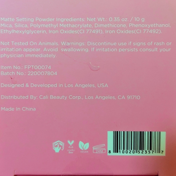 Matte Setting Powder - Pink - Picture 3 of 3